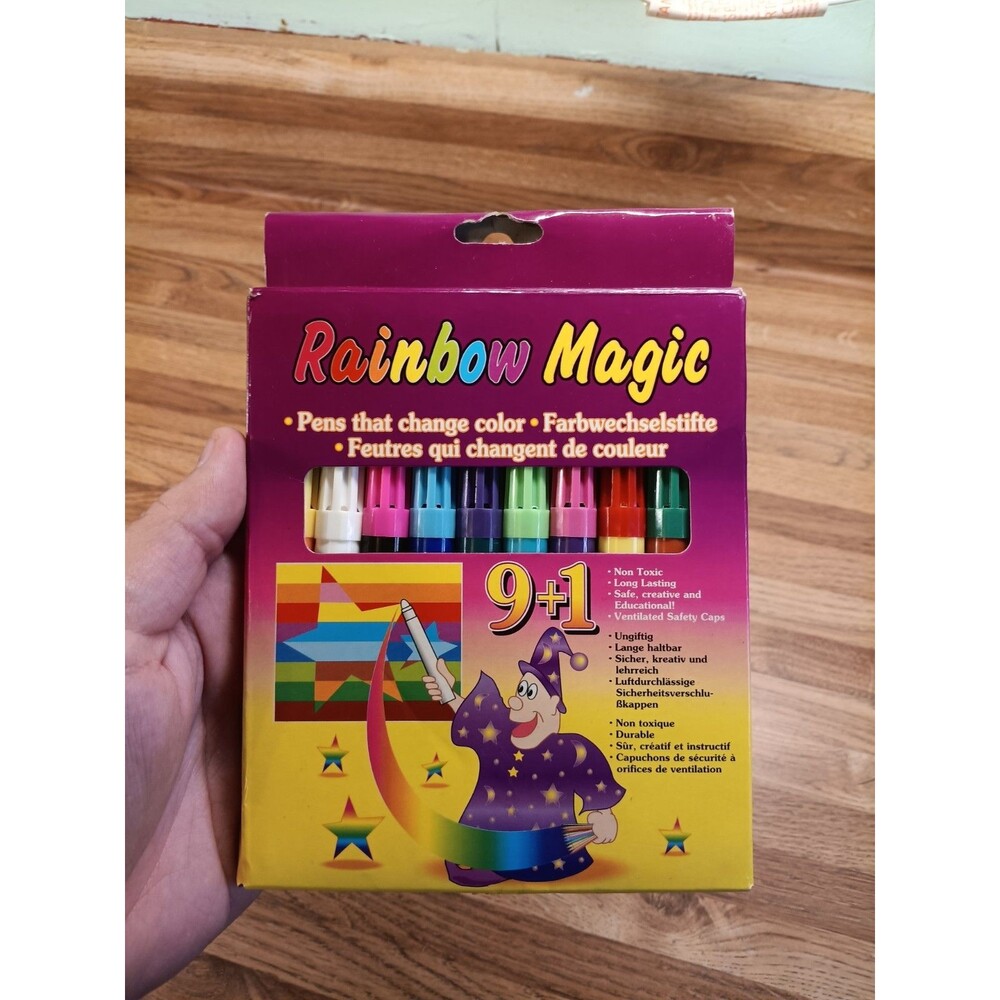 Vintage Rainbow Magic Color Changing Markers